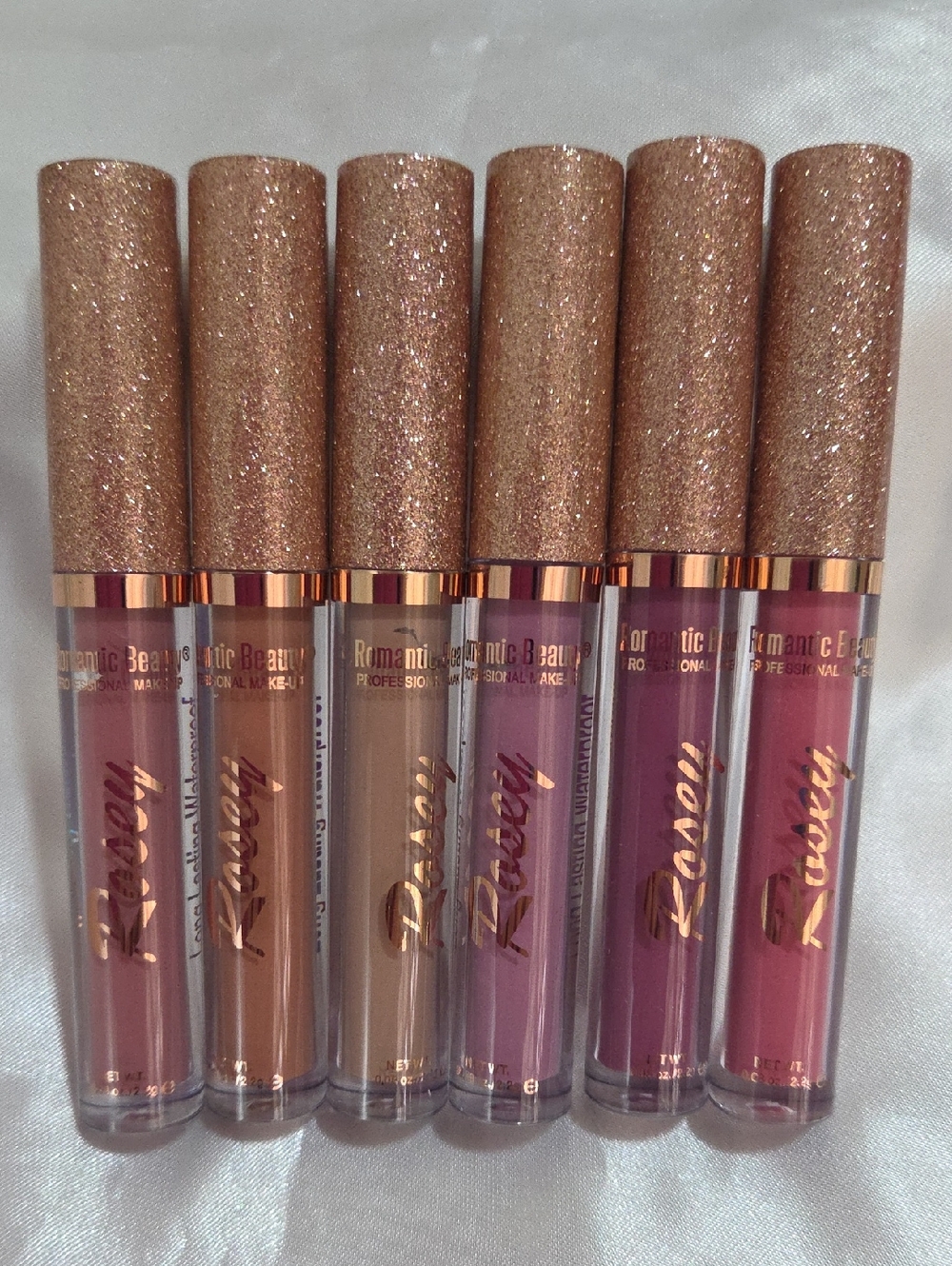 3 x 12 Liquid Lipstick - Assorted Matte Nude & Pink Shades